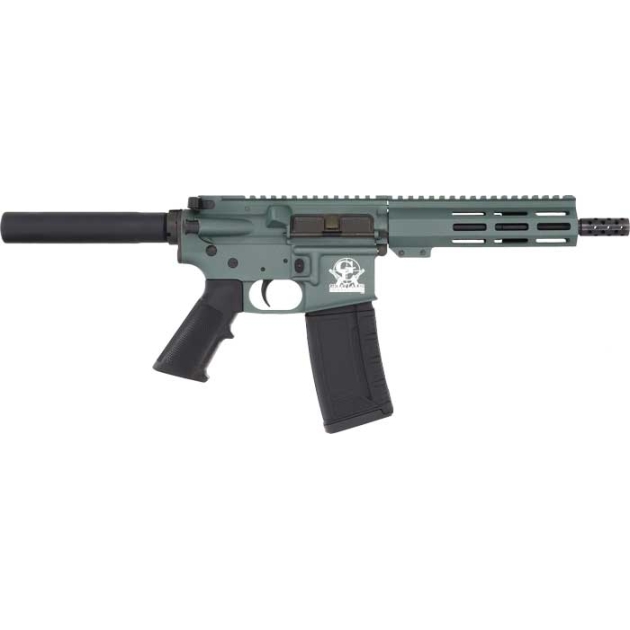 GLFA AR15 PISTOL 223 WYLDE - 7.5" NITRIDE BBL CHARCOAL GRN