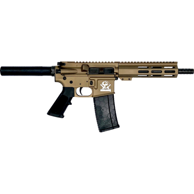 GLFA AR15 PISTOL 223 WYLDE - 7.5" NITRIDE BARREL BRONZE