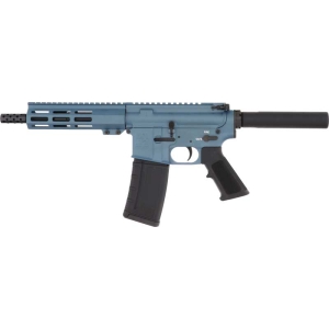 GLFA AR15 PISTOL 223 WYLDE - 7.5" STAINLESS BBL BLUE