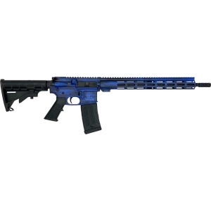 GLFA AR15 BATTLEWORN 223 WYLDE - 16" NIT BBL ROYAL BLUE