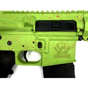GLFA AR15 SPLATTER 223 WYLDE - 16" NIT BBL ZOMBIE GREEN - Image 2