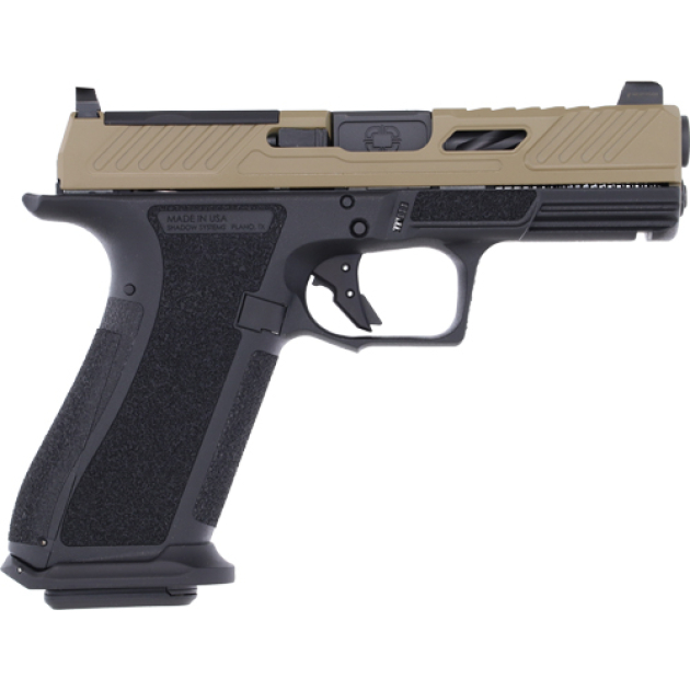 SHADOW SYSTEMS XR920 ELITE 9MM - OPTIC CUT UNTHREADED COYOTE/BL