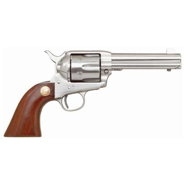 CIMARRON P-MODEL 38SPL/357MAG - PW 4.75" FS STAINLESS WALNUT
