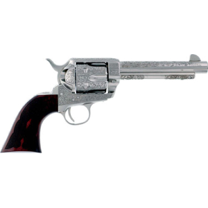 CIMARRON BUFFALO BILL CODY - 357MAG 5.5" ENGRAVED NICKEL