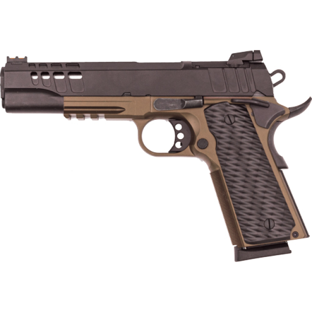 GLFA 1911 PISTOL 9MM 5" FS - BLACK SLIDE BRONZE FRAME