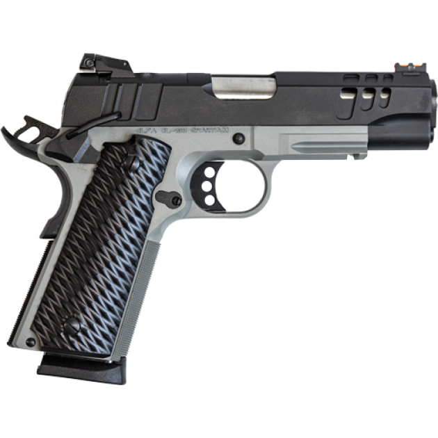 GLFA 1911 PISTOL 45ACP 4.25" - BLACK SLIDE BULL SHARK FRAME