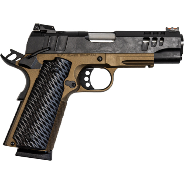 GLFA 1911 PISTOL 45ACP 4.25" - FS BLACK SLIDE BRONZE FRAME