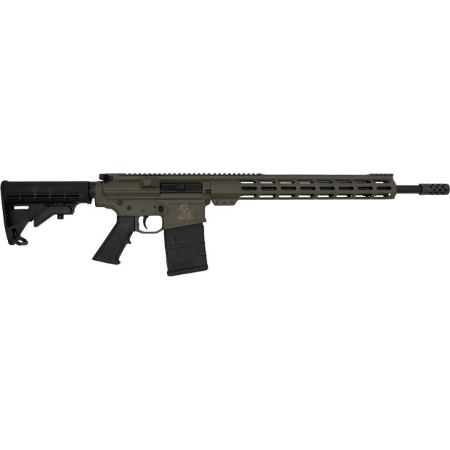 GLFA AR10 RIFLE 308 WIN 18" - NITRIDE BBL 10-SHOT OD GREEN