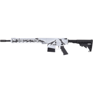 GLFA AR10 RIFLE 308 WIN 18" - NIT BBL 10RD PURSUIT SNOW CAMO - Image 2