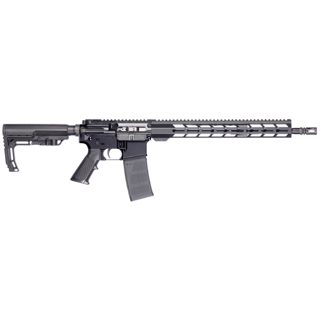 Patriot Ordnance Factory 02316 P-15 Base 5.56 NATO 10+1 16.50" Black Anodized A2 Style Grip
