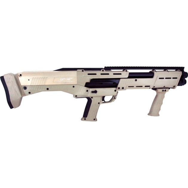 DP-12 12 GA DOUBLE BARREL PUMP - SHOTGUN 16 RDS TAN