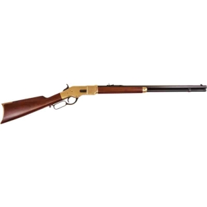 CIMARRON 1866 YELLOWBOY 45LC - 24" OCTAGON BRASS/BLUED WALNUT