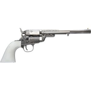 CIMARRON 1851RM WB HICKOK - 38SPL 7.5" FS NICKEL ENGRAVED
