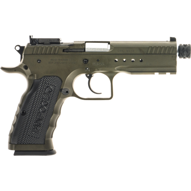 TANFOGLIO TACTICAL PRO 9MM - 4.9" 17/20RD STEEL THREADED