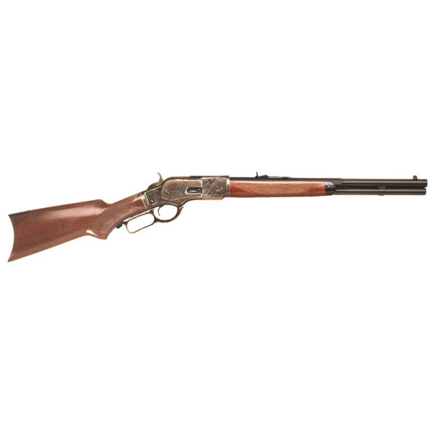 CIMARRON TX BRUSH POPPER 357 - 18" OCT/RD BLUED P.GRIP WALNUT
