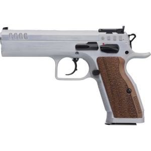 TANFOGLIO STOCK II 9MM 4.45" - 17RND CHROME/CHROME BULL BBL - Image 3