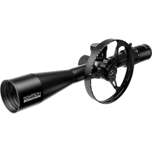 SIGHTRON SCOPE S6 10-60X56 ED - 34MM SIDE WHEEL ILLUM MOA-2FT