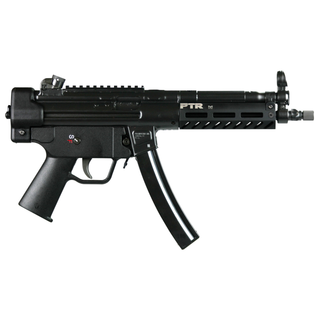 PTR 601 9CT Pistol 9mm Luger 8.86" 30+1 Black Threaded 1/2 x 28 Top Rail