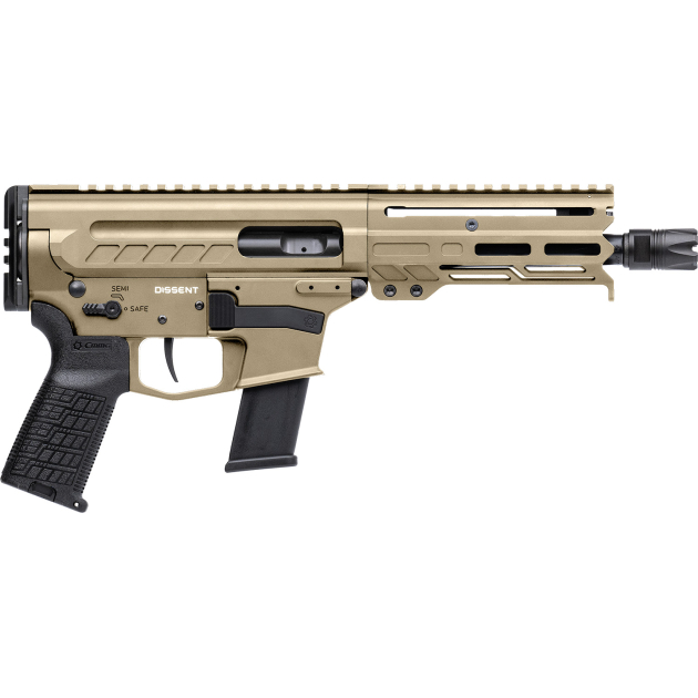 CMMG 45A4C0FCT Dissent MKG 45 ACP 13+1 6.50" Black Nitride Medium Taper Threaded Barrel