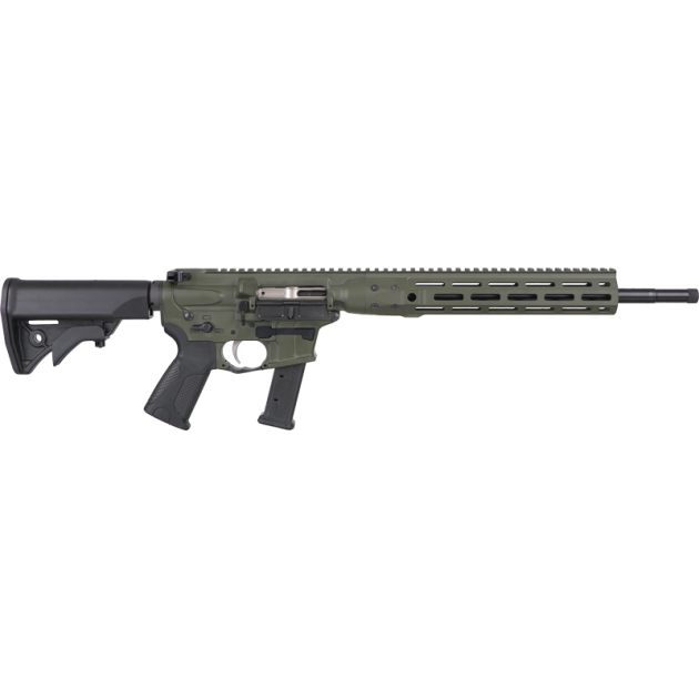 LWRC IC NINE CARBINE 9MM 16" - 27RD MAG OD GREEN/BLACK STOCK