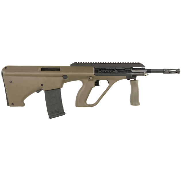 Steyr Arms AUGM2GRNEXT AUG A3 M2 5.56x45mm 6" OD Green Synthetic Bullpup Stock Waffle Mag