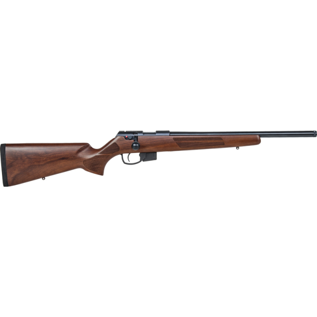 ANSCHUTZ 1761 HB 22LR 18" TB - BLUED/WALNUT CLASSIC 2-STG