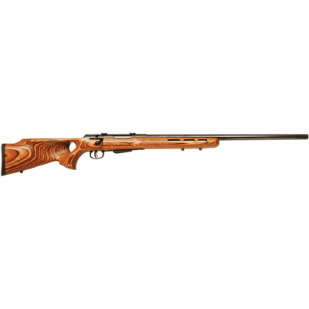 SAVAGE 25LW VARMINTER-T 204 - 24" ACU-TGR BLU/BRN LAM T-HOLE