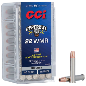 CCI 22WMRUP Uppercut 22WMR 40gr Jacketed Hollow Point 50 Per Box/40 Case