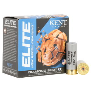 Kent Cartridge E12LB248 Elite 12Gauge 2.75" 7/8oz 8Shot 25 Per Box/10 Case