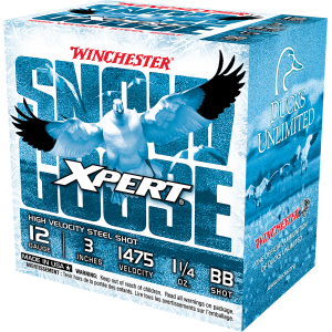 Winchester Ammo WXS123BB Xpert Snow Goose High Velocity 12Gauge 3" 1 1/4oz BBShot 25 Per Box/10 Case