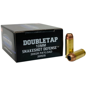 DoubleTap Ammunition 10MMSS20 Snake Shot 10mm 20 Per Box/50 Case