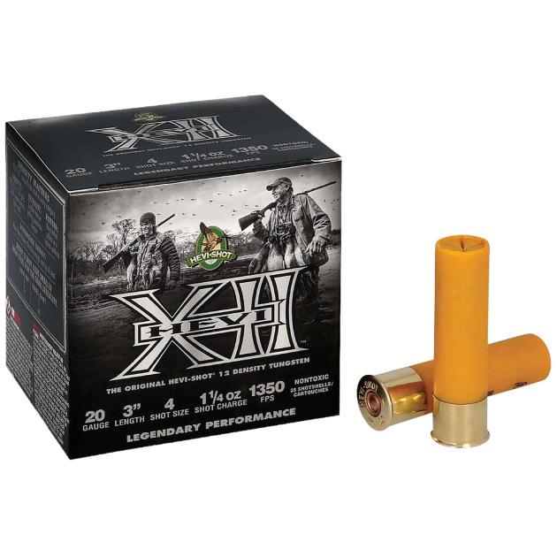 HEVI-Shot HS53202 HEVI-XII 20Gauge 3" 1 1/4oz 2Shot 25 Per Box/10 Case