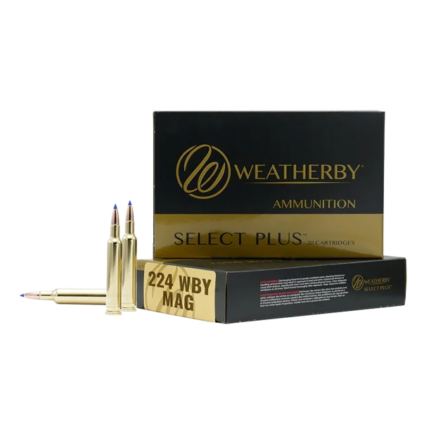 Weatherby H22450VMAX   224WthbyMag 50gr Hornady V-Max 20 Per Box/10 Case