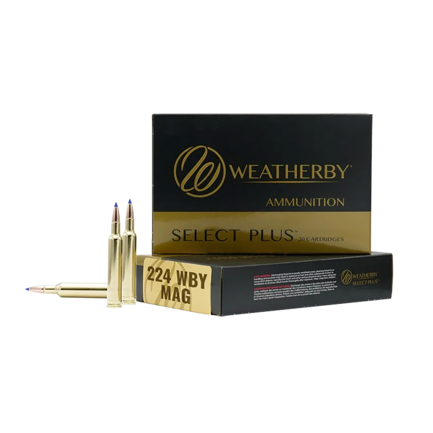 Weatherby M22437HCB   224WthbyMag 37gr Hammer Custom 20 Per Box/10 Case