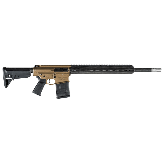 Christensen Arms CA112113137232 CA-10 G2 6.5 Creedmoor 20+1 20" Barrel, Brunt Bronze Cerakote Metal Finish, Black Adjustable BCM Gunfighter Stock, Black Polymer Grip