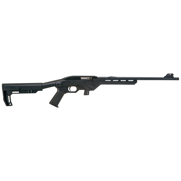 Citadel CIT22LRB Trakr 22 LR 10+1 18" Blued Steel Threaded Barrel & Receiver, Lightweight Synthetic Black Synthetic Stock