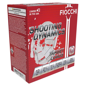 Fiocchi 12SDHV75 Shooting Dynamics Target 12Gauge 2.75" 1 1/8oz 7.5Shot 25 Per Box/10 Case
