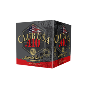 Nobel/Eurosports LLC ANS4129 Club USA 410Gauge 2.50" 1/2oz 9Shot 25 Per Box/10 Case