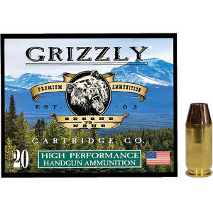 Grizzly Ammo GC45A2   45ACP 230gr Jacketed Hollow Point 20 Per Box/10 Case
