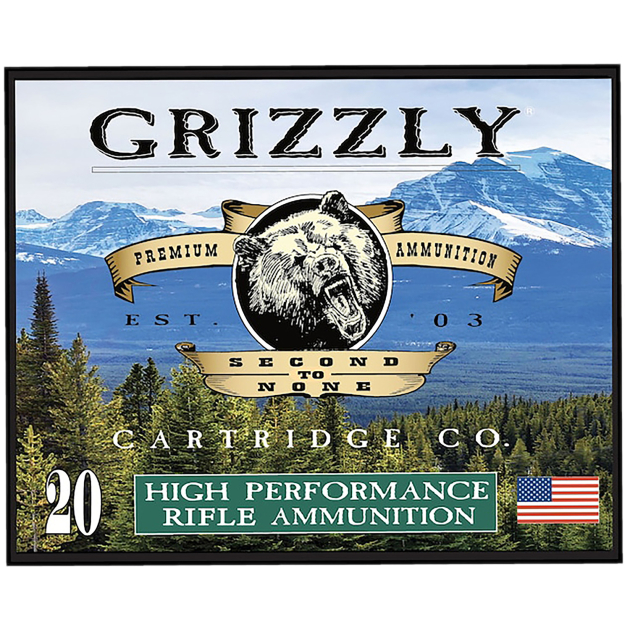 Grizzly Ammo GC357S3   357Sig 125gr Full Metal Jacket Flat Point 20 Per Box/10 Case