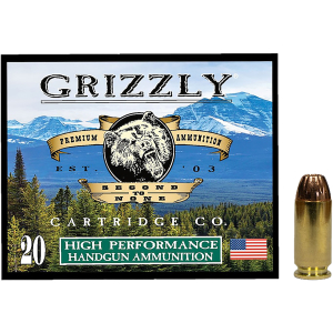 Grizzly Ammo GC4SW1   40S&W 200gr Jacketed Hollow Point 20 Per Box/10 Case
