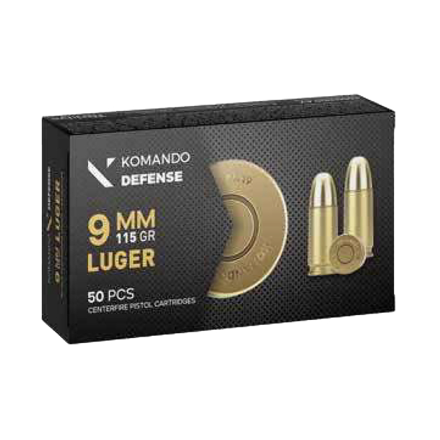 Dickinson LLC BRASS 9mm 115gr Full Metal Jacket 50 Per Box/20 Case
