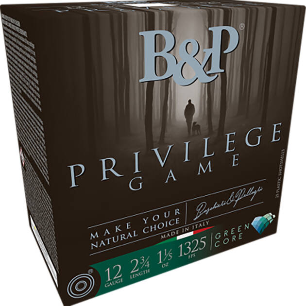 B&P Ammunition 12B15PG7 Privilege Game 12Gauge 2.75" 1 1/5oz 7.5Shot 25 Per Box/10 Case