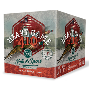 Nobel/Eurosports LLC ANS4136 Heavy Game 410 Gauge 3" 11/16oz 6 Shot 25 Per Box/10 Case