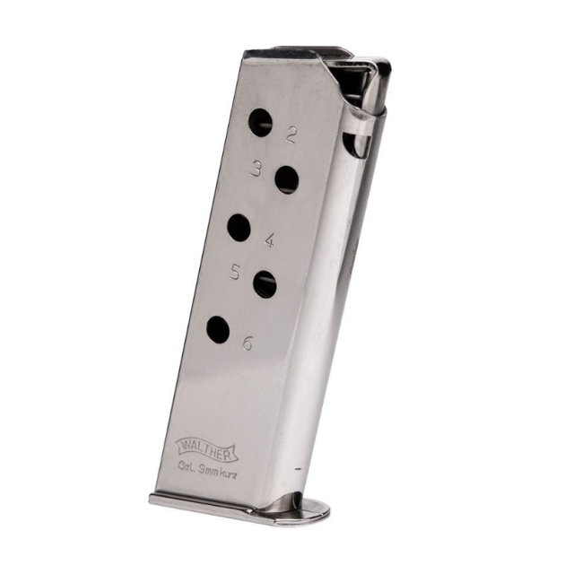 WALTHER ARMS MAG PPK/S 32ACP 8RD NICKEL