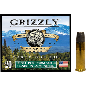 Grizzly Ammo GC41M5   41Mag 265gr Wide Flat Nose Gas Check 20 Per Box/10 Case