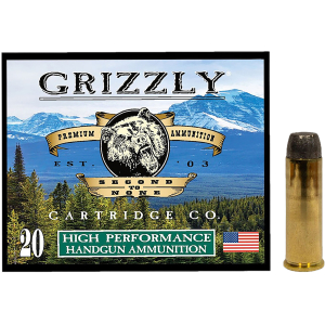 Grizzly Ammo GC41M4   41Mag 250gr Wide Flat Nose Gas Check 20 Per Box/10 Case