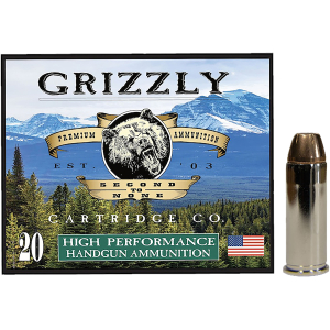 Grizzly Ammo GC44SP5   44Special 240gr Jacketed Hollow Point 20 Per Box/10 Case