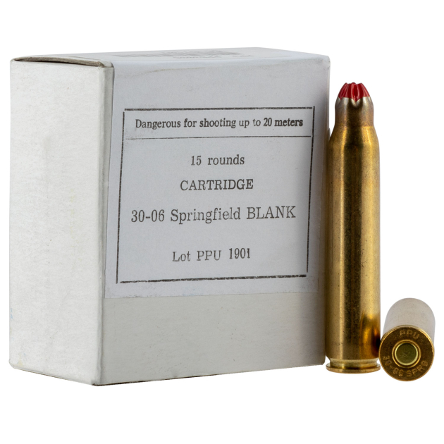 PPU PPB3006 Blank Ammo 30-06 Springfield 15 Per Box/54 Case