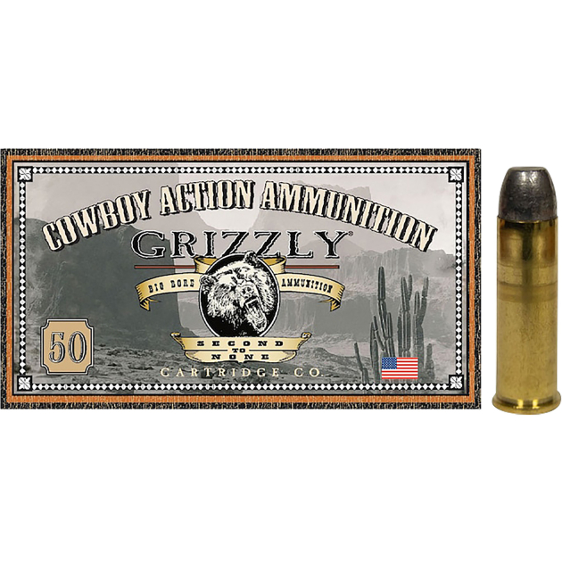 Grizzly Ammo GC44SP2   44Special 200gr Round Nose Flat Point 50 Per Box/10 Case